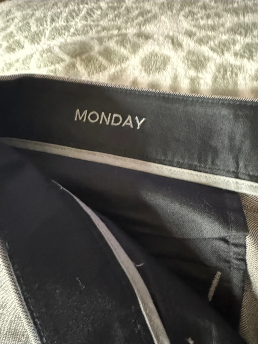 Bonobos Weekday Warrior Dress Pants Monday Grey Chino Trousers Men's 35x30